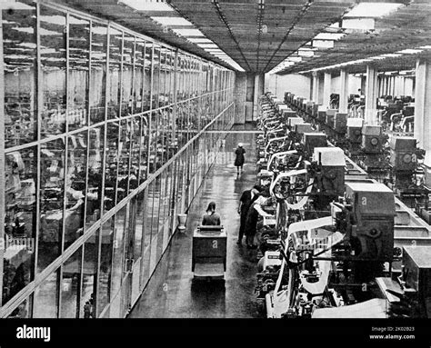 Soviet Mass Production Textile Factory 1980 Stock Photo Alamy