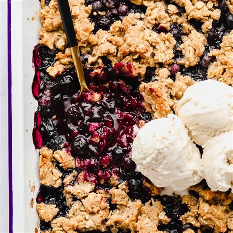 Easy Blueberry Crisp Nora Cooks