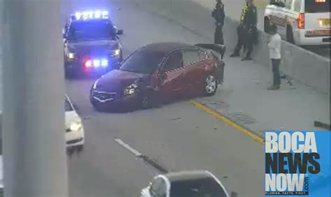 TRAFFIC TROUBLE: Car Slams Into Wall On Florida Turnpike, Major Delays