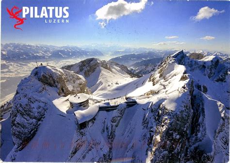 The World in my Mailbox (actually 2 Mailboxes): Mount Pilatus in winter