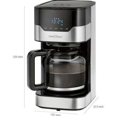 Profi Cook Pc Ka Kaffeemaschine Edelstahl Schwarz