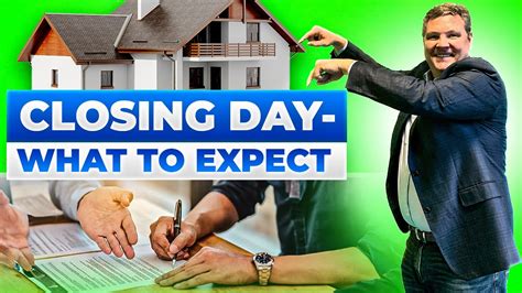 Closing Day And What To Expect Buying A New Home Youtube