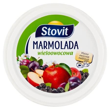 Stovit Marmolada wieloowocowa 240 g 27 TANIEJ promocja PSS Społem