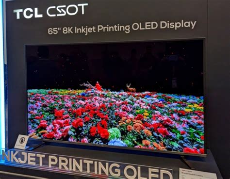 CES TCL Presenta Il TV 98 Pollici A 240 Hz E L OLED 8K Inkjet AV