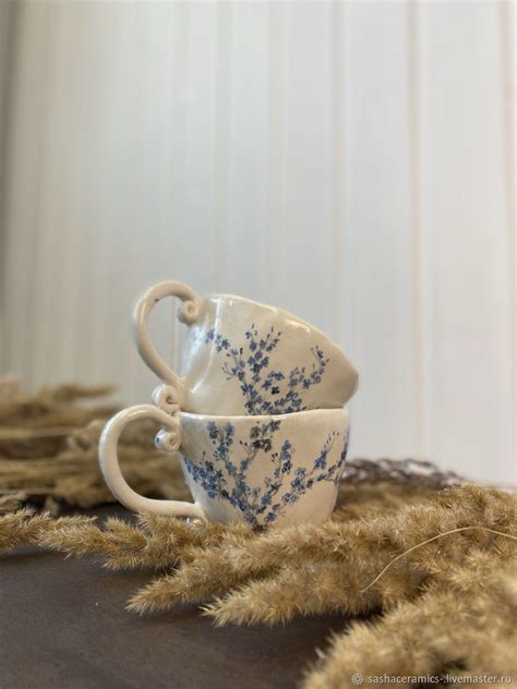 Кружки и чашки: керамическая чашка ручной работы с росписью в интернет ...