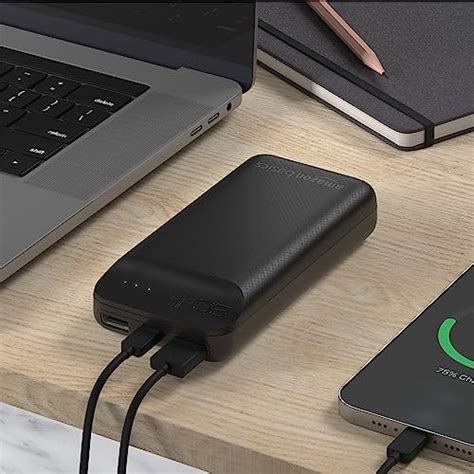 Amazon Basics Mah W Lithium Polymer Power Bank Dual Input