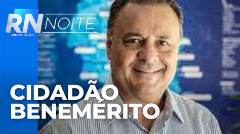 Cidadadão benemérito do Paraná presidente do Grupo RIC recebe