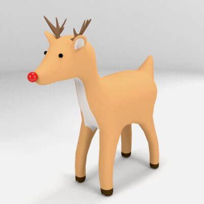 Rudolph - 3D Model by WilliamJ