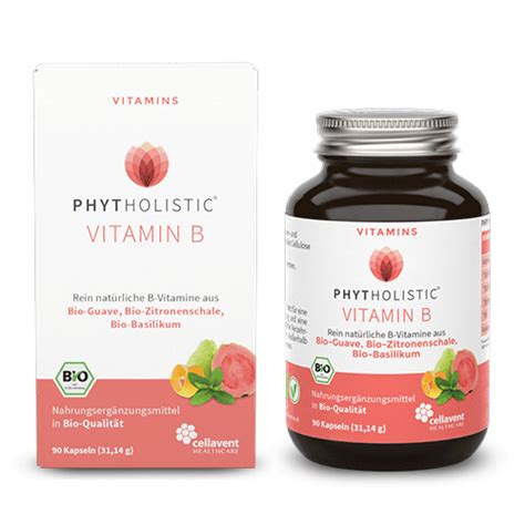 BIO Vitamin B Kapseln - Rein pflanzlich und natürlich | phytholistic.com
