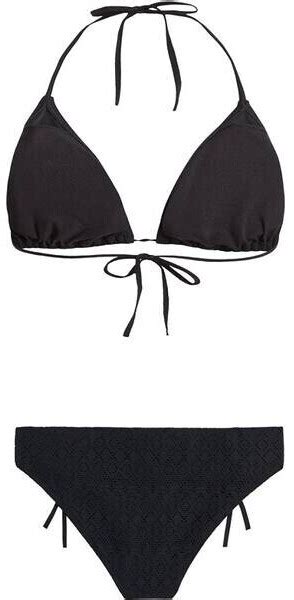 Protest Prtriver 23 Triangle Bikini 7617631 290 True Black Ab 34 90