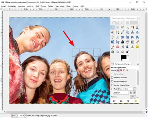 bilder mit gimp verpixeln anleitung tipps tricks