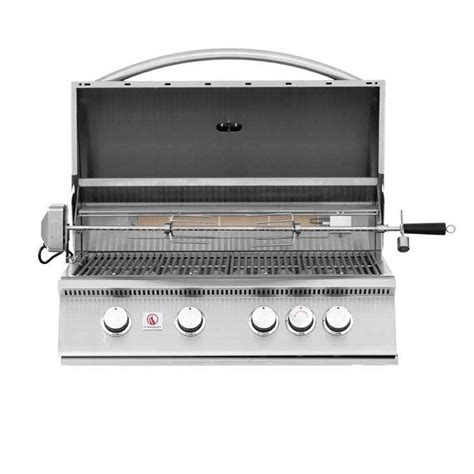 Summerset Sizzler 32 Inch 4 Burner Built In Natural Gas Grill With Rear