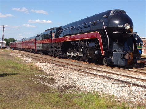 Norfolk And Western J Class No 611 On Display At The Spencer Transportation Museum Prior To Her