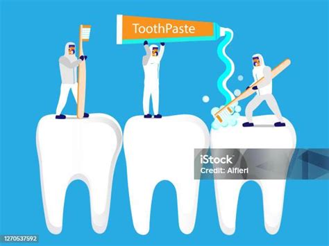 칫솔질 치아 개념에 대한 스톡 벡터 아트 및 기타 이미지 개념 건강관리와 의술 건강한 생활방식 Istock