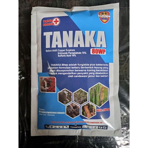 Jual Fungisida Bakterisida TANAKA 80 WP Kemasan 250 Gr Shopee Indonesia