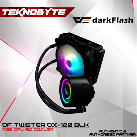 DarkFlash Twister DX 120 Black AIO 120mm LIQUID CPU Cooler Lazada PH