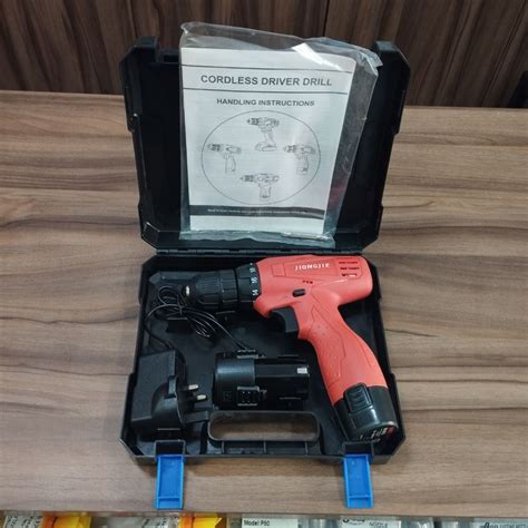 Jiongjie V Ah Mm Cordless Electric Drill T C W Battery And