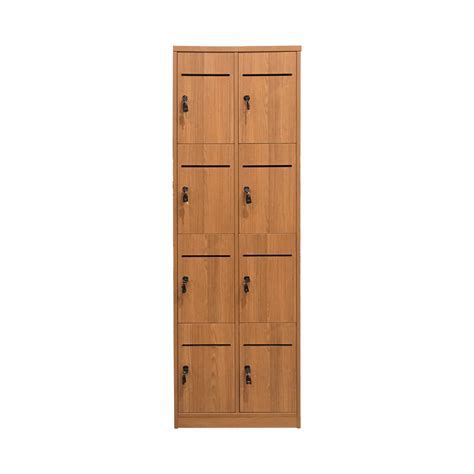 Wooden Storage Locker In 8 Doors