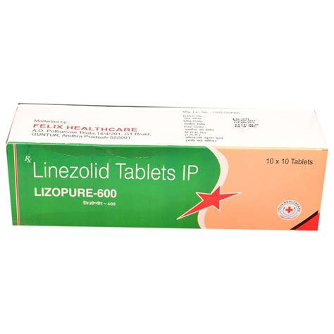 600 Mg Linezolid Tablets IP At Rs 2910 Box Linezolid 600mg In