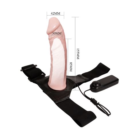 Arnés hueco con Vibrador Realista 16 cm PopLife Sex Shop Ecuador