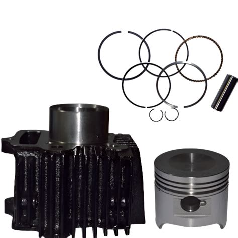 Cylinder Block Piston Kit Compatible For Hero Honda Indian Bikes Spares