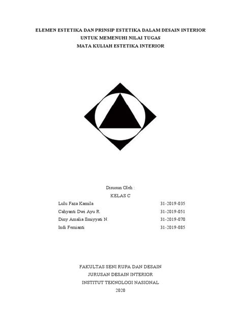 Elemen Estetika Dan Prinsip Estetika Dalam Desain Interior Pdf