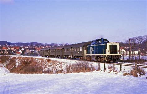 Konigshofen Spur Nul Treinen In De Sneeuw