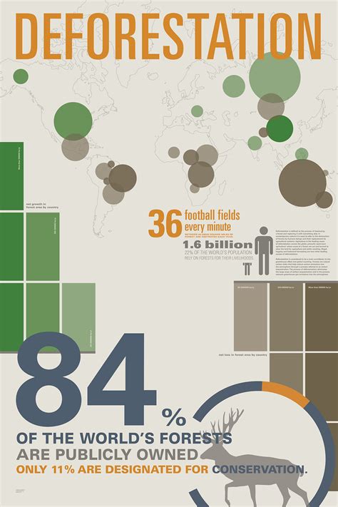 Deforestation – Infographic Poster on Behance