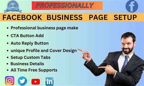 Do Facebook Business Page Create And Setup With Professionaly By