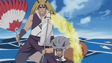 Darui vs Kinkaku and Ginkaku – Naruto Shippuden 269 | Daily Anime Art