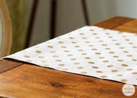 Burlap Table Runner Easy And Simple Diy No Sew Tutorial