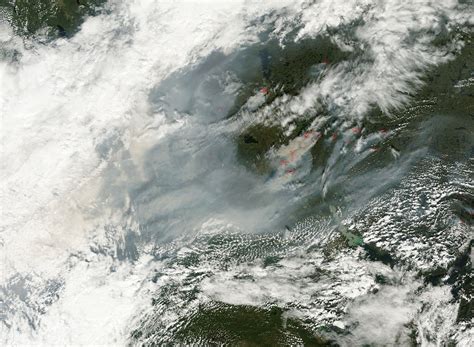 Fires And Smoke In Northern Canada