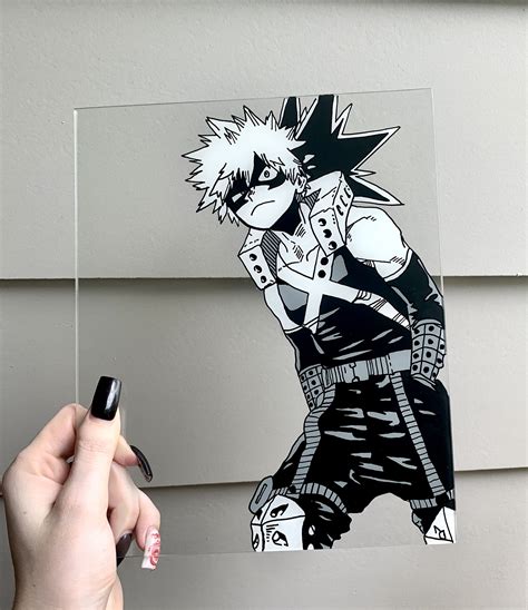 bakugou | Anime canvas art, Painting art lesson, Anime canvas