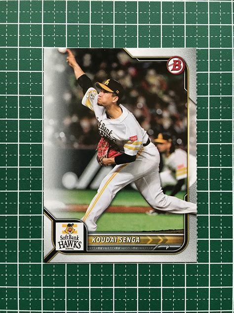 【目立った傷や汚れなし】★topps Bowman Npb 2022 28 千賀滉大 福岡ソフトバンクホークス ベースカード「base」★の