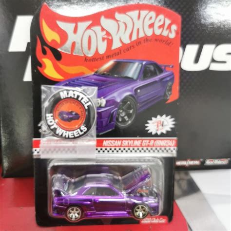 Jual Hot Wheels RLC Nissan Skyline GT R R34 BNR34 Ungu Open Kap Hotwheels Shopee Indonesia