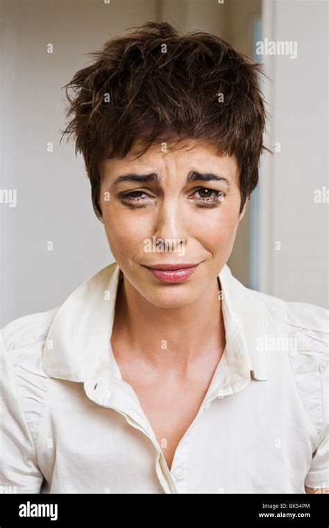 Portrait of Woman Crying Stock Photo - Alamy