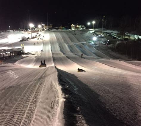 Try Nighttime Snow Tubing At Seacoast Adventure In Maine