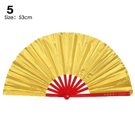 Black Red Chinoiserie Gift Chinese Tai Chi Kung Fu Fan Folding Stage