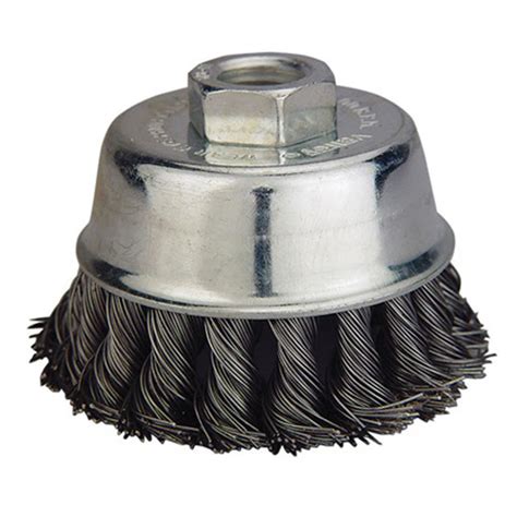 Stable Knotted Wire Cup Brush Stainless Steel Wire Brush For Grinder