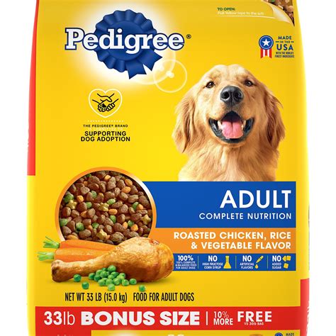 Pedigree Complete Nutrition Roasted Chicken Rice And Vegetable Flavor