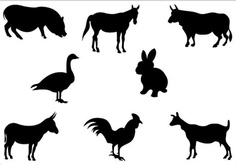 Farm Silhouette Clipart - Clip Art Library | Картинки