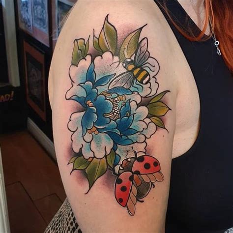 Ladybug Tattoo Designs With Meanings Art And Design