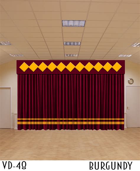 New Design Stage Curtains For School