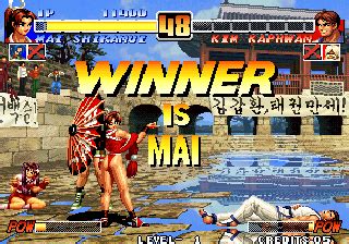 Screenshot Of The King Of Fighters 96 Arcade 1996 MobyGames