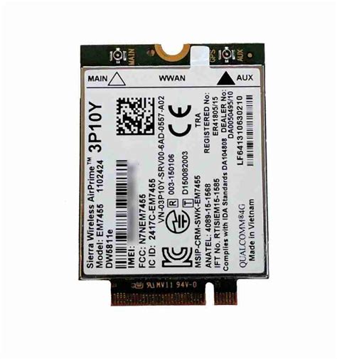 DELL 4G WWAN Card DW5810E 2J8GY 5X80D