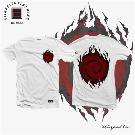 Anime Shirt Unisex ETQT Worldwide Naruto Uzumaki Clan Logo V2