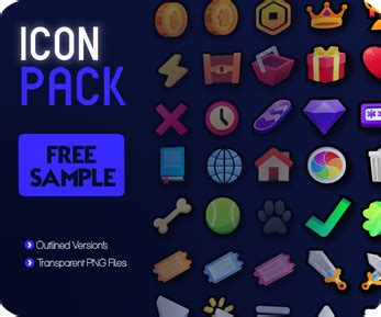 Free Icon pack Sample by MozertGFX