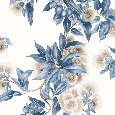 Camellia Garden - Devon- Wallpaper | Linen wallpaper, Anna french ...