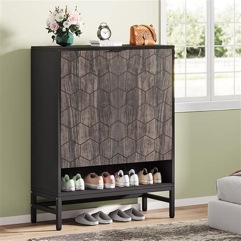 Mua Tribesigns Shoe Cabinet With Doors 20 Pair Entryway Shoe Storage