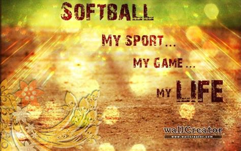 Softball Wallpaper for Desktop - WallpaperSafari